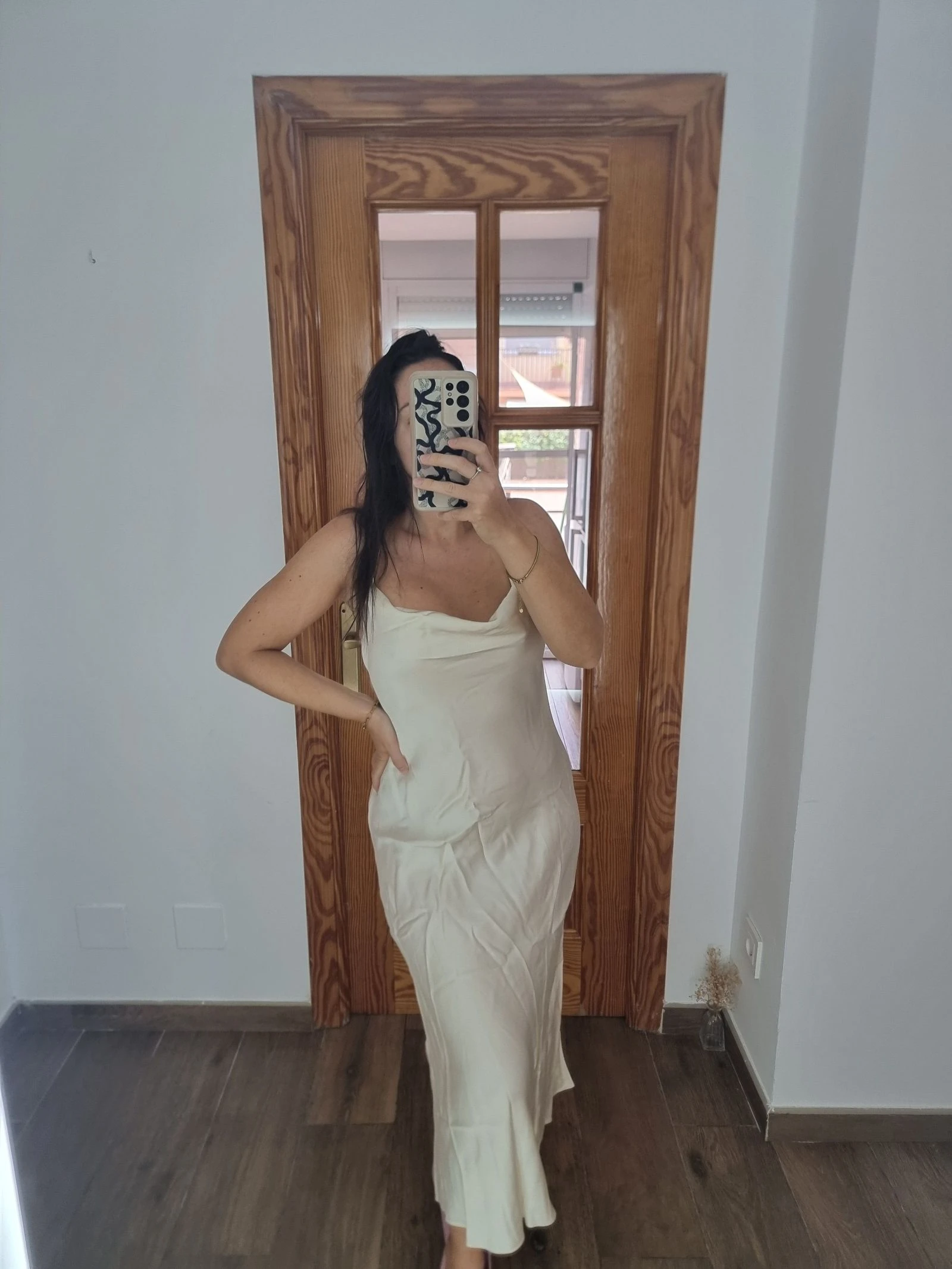 Vestido satinado